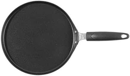 Restaurantware Nonstick Griddle 10 Count 10 x 10 Inch Aluminum Nonstick Frying Griddle With Bakelite Handle - Square Frying Pan With Even Heating - Black Cooking Surface For Home Kitchens