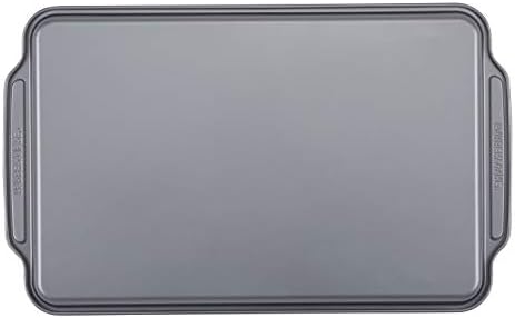 Farberware Nonstick Bakeware Set Includes Baking Cake Pans and Cookie Sheets, 4 Piece, Gray
