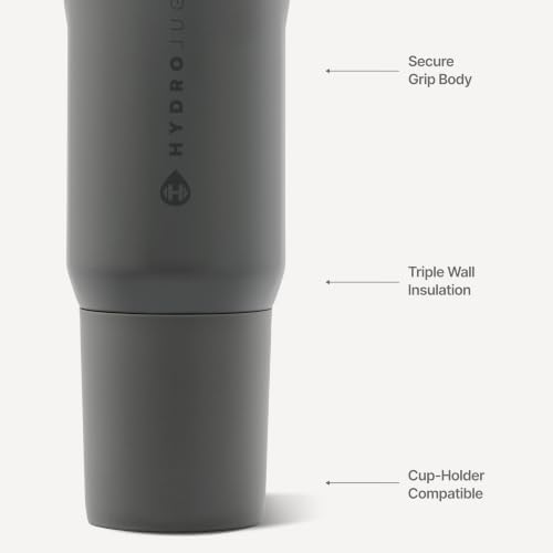 HydroJug Sport 20 oz Insulated Stainless Steel Water Bottle, Stone