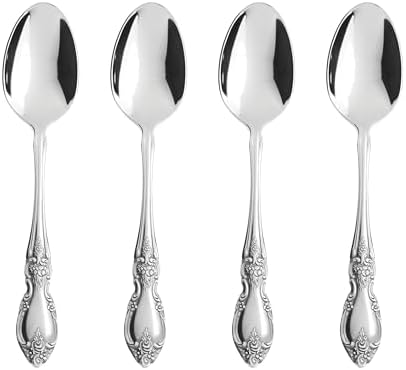 Oneida Louisiana Teaspoons Silverware Set for 4, Flatware