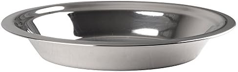 Lindy's - 5M871 Lindy's Stainless Steel 9 inch pie pan, Silver