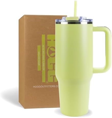 Hogg Big Swig 40oz Tumbler with Handle and Straw - Willow Haze, 40 oz Tumbler, Insulated Cup with Handle, 40oz Water Bottle with Straw, Thermal Cups, Leak Proof Lid, Travel Mugs, Stainless Steel