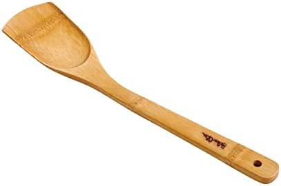 Helen’s Asian Kitchen Natural Bamboo Stir Fry Spatula and Wok Tool, 13.5-Inch