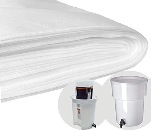 (50 Pack) Commercial Cold Brew Coffee Filters, 20" x 20" For 5-Gallon Commercial Model Cold Brew Coffee Makers and Systems