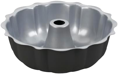 Cuisinart Chef's Classic Nonstick Bakeware 9-1/2-Inch Fluted Cake Pan,Silver