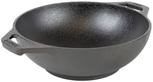 Lodge Pre-Seasoned Cast Iron Mini Wok, 6.25 Inches