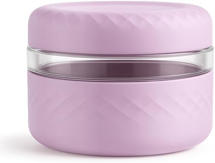 16 oz/2 Cup Glass Lunch Bowl Container with Lid, Leak & Spill Proof