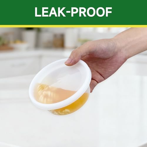 Dealusy 50 Set 8 oz Deli Containers with Lids