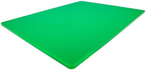 Thirteen Chefs Extra Large 24 x 18 Black Cutting Board - 1/2" Thick HDPE Plastic for Restaurants and Professional Kitchens