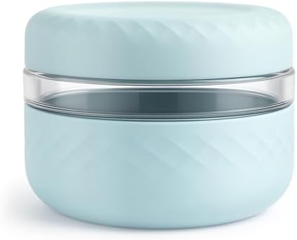 16 oz/2 Cup Glass Lunch Bowl Container with Lid, Leak & Spill Proof