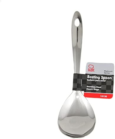 Chef Craft Select Serving Spoon, 9.5 inch, Stainless Steel