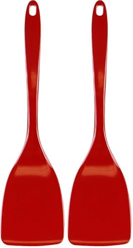 Reston Lloyd Durable Melamine Spatula, Red, 1 Count (Pack of 2)