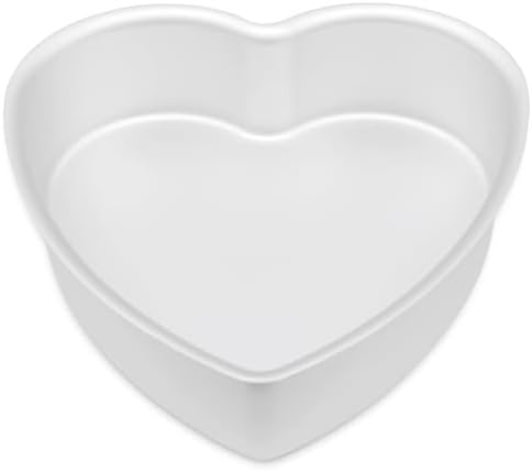 10 Inch Heart Shaped Cake Pan,Deep 3 Inch, Aluminum Heart Cake Tin, Heat-Resistant Baking Cake Pan for Wedding, Party, Family Occasions, Chocolate, Bread. (10 × 3 Inch)