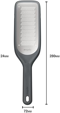 Zyliss Fine Grater and Zester - Handheld Grater with Stainless Steel Blade & Wheat Straw Handle - Ideal for Hard Cheese, Chocolate, Fruit, Vegetables, & More - Protective Cover Doubles as Scraper