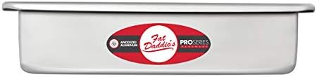 Fat Daddio's Anodized Aluminum Square Cake Pan, 7 x 2 Inch