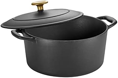 Tramontina Bestow Enameled Cast Iron 5.5-Qt Round Dutch Oven Pot with Lid