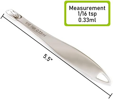 1PCS 1/16tsp(0.33ml) Measuring Spoon, Stainless Steel Measure Teaspoon