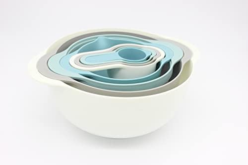 Plastic Nesting Bowls Set, 8 Pieces