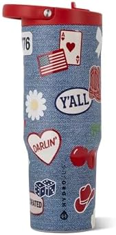 HydroJug Sport 32 oz Insulated Stainless Steel Water Bottle, American Honey