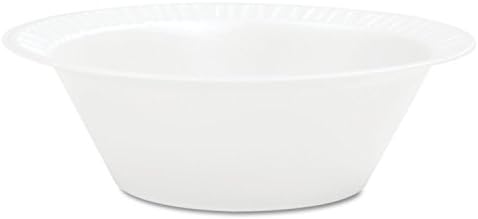 Dart 12BWWCR Concorde Foam Bowl, 10 12oz, White, 125 per Pack (Case of 8 Packs)