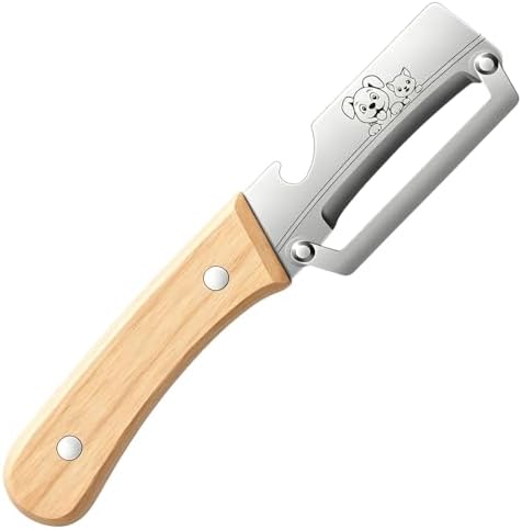 Vegetable Peeler,Stainless Blade,Wooden Handle,Veggie Potato Apple