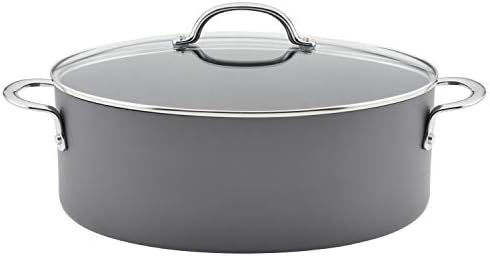 Rachael Ray Professional Nonstick Cookware Oval Pasta Stockpot and Braiser