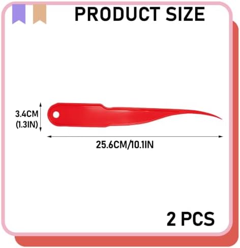 Shrimp Deveiner Tool Shrimp Peeler 2PCS Red Seafood Kitchen Tool Set