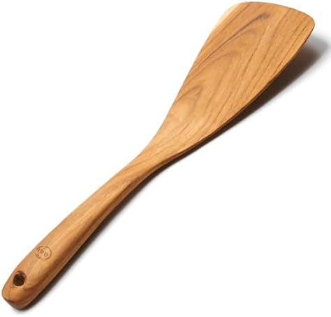 FAAY 11.5 Inch Teak Wood Spatula/Turner for RIGHT Hand | Versatile Spatula, Durable, Healthy and High Moist Resistance for Non Stick Cookware