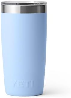 YETI Rambler 10 oz Tumbler, Stainless Steel, Vacuum Insulated with MagSlider Lid, Big Sky Blue