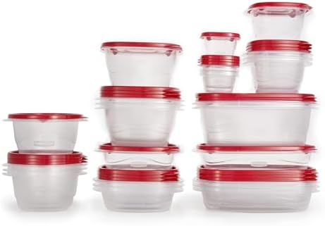 Rubbermaid TakeAlongs Food Storage Containers Set of 26 Clear