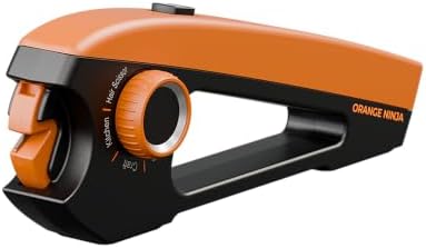 Orange Ninja Scissors Sharpener Tool – 4 Angle Settings, Easy Manual Use