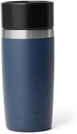 YETI Rambler 12 oz Travel Bottle, Stainless Steel, Vacuum Insulated with Leakproof Commuter Cap, Navy