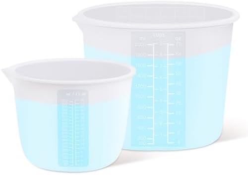 Extra Large Silicone Measuring Bowl Set for Epoxy Resin 2000ml & 1000ml