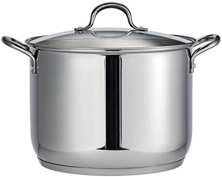 Tramontina 16-Quart Stainless Steel Stock Pot with Lid