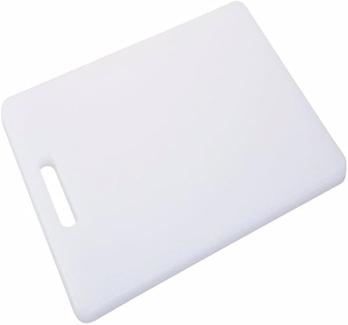 GoodCook Everyday Solid Polyethylene Cutting Board, 8 x 11-Inch, Non-Porous Plastic, White
