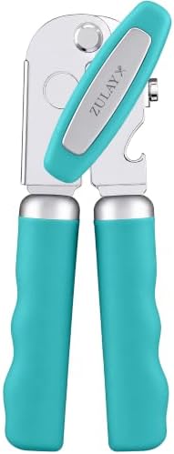 Zulay Kitchen Stainless Steel Swing Open Manual Can Opener Comfortable Grip