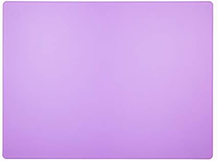 Thirteen Chefs 18x12 Purple Cutting Board for Allergens, Commercial Plastic