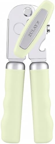 Zulay Kitchen Stainless Steel Swing Open Manual Can Opener Comfortable Grip