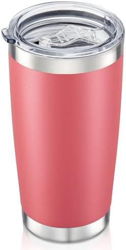 20 oz Tumbler with Lid Stainless Steel Insulated Tumblers, 1 Pack
