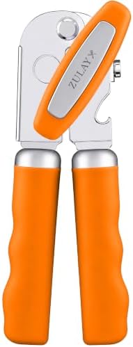 Zulay Kitchen Stainless Steel Swing Open Manual Can Opener Comfortable Grip