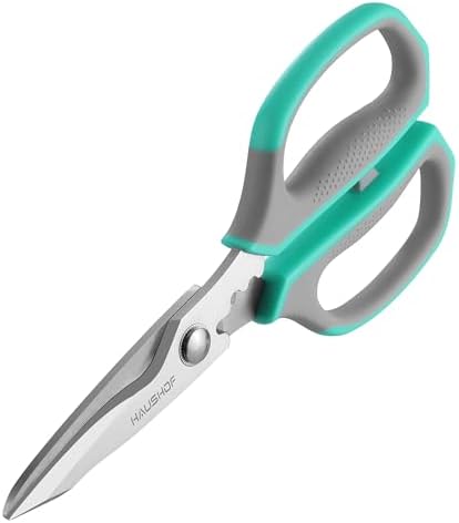 HAUSHOF Kitchen Scissors for Food, 8-1/4" Kitchen Scissors All Purpose