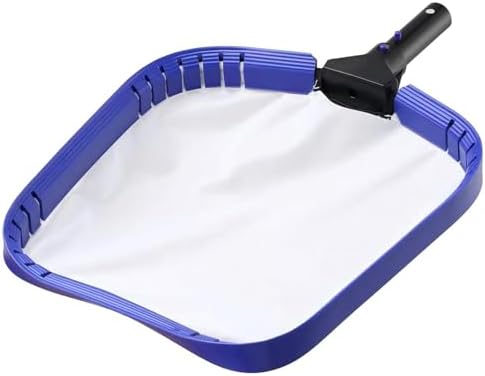 Pool Skimmer Net, Heavy Duty Flat Nylon Fine Mesh Leaf Bag, Fast Debris Removal Cleaning Tool Compatible with Standard Pole for All Swimming Pools and Ponds(No Pole)