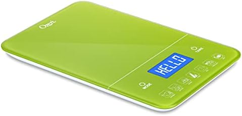 Ozeri Touch III 22 lbs (10 kg) Digital Kitchen Scale, in Tempered Glass