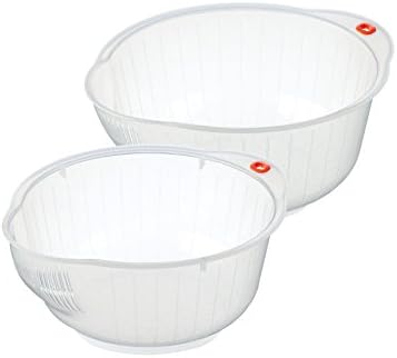 Inomata Japanese Rice Washing Bowls, Set of 2