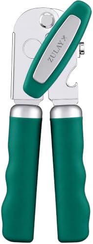 Zulay Kitchen Stainless Steel Swing Open Manual Can Opener Comfortable Grip