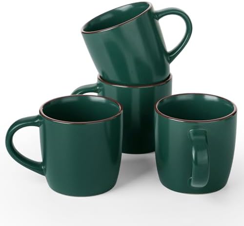 famiware Mercury Coffee Mugs 13 oz, Coffee Mugs Set of 4 with Handle