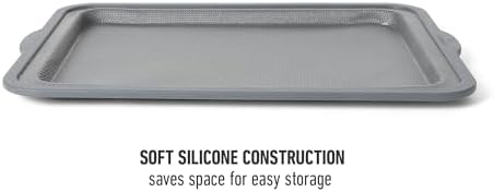 Calphalon Omni Bakeware Set, 6-Piece Baking Sheet Set, Baking Pans Set, Silicone Bakeware with GlassFlex Technology & Micro-Woven Glass Core, Nonstick Surface with Even Heating for Baking