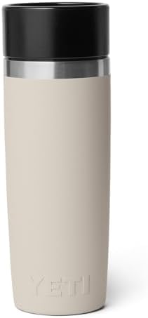 YETI Rambler 16 oz Travel Bottle, Stainless Steel, Vacuum Insulated with Leakproof Commuter Cap, Cape Taupe
