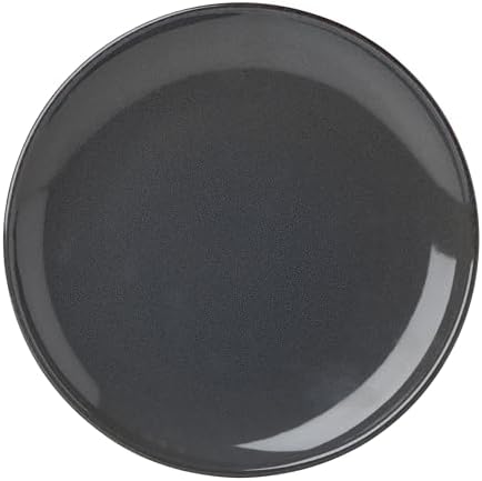 Oneida Organic Shades Gray Stoneware 12-Piece Dinnerware Set for 4