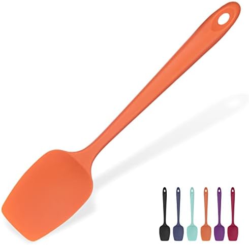 U-Taste Silicone Spoon Spatula, 600°F High Temp Spoonula, 11.38", Orange